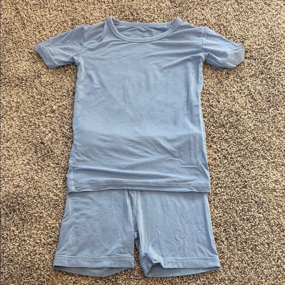Little Sleepies Light Blue Short-Sleeve Pajama Set